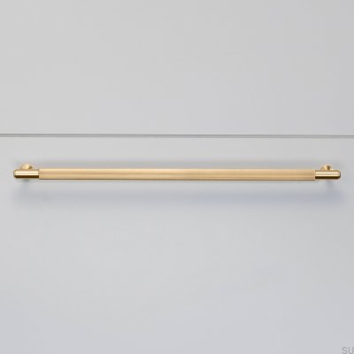 Linear 325 Brass elongated furniture handle