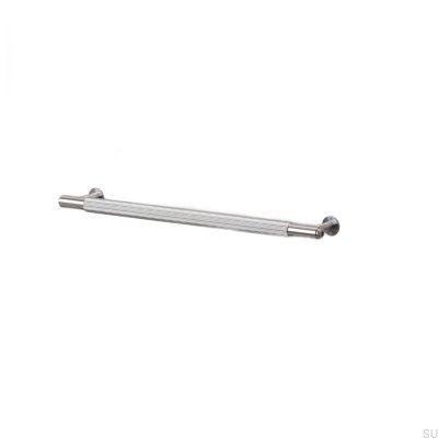 Linear 225 Steel Silver Elongated Furniture Handle