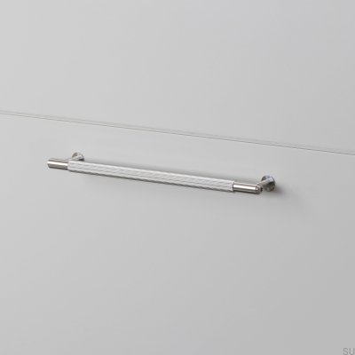 Linear 225 Steel Silver Elongated Furniture Handle