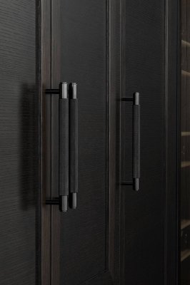 Cross 125 oblong furniture handle, Brass, Burnt Bronze
