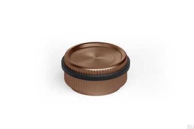 Boto Aluminum Floor Door Stopper Brushed Brown