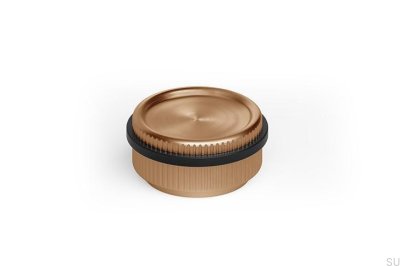 Boto Floor Door Stopper Aluminum Brushed Gold Cava