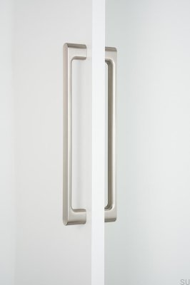 Luv Big 384 Metal Brushed Nickel-Plated Double-Sided Furniture Handle