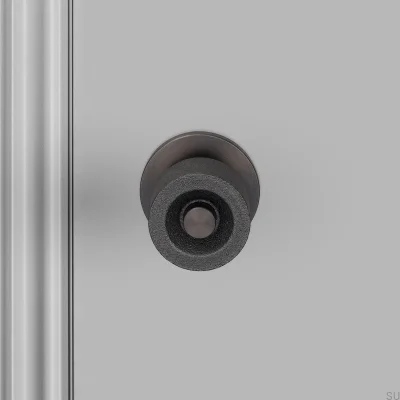 Double-sided door knob Cast 57 Brass Burnt Bronze