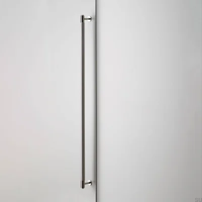 Closet Cross 724 Steel Silver Elongated Furniture Handle