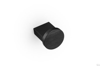 Nexx 25 Aluminum Furniture Knob, Brushed Black