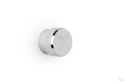 Brooklyn Big 40 Aluminum Furniture Knob, Nickel-Plated, Polished