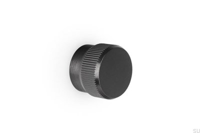 Brooklyn Big 40 Furniture Knob Aluminum Black Titanium