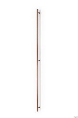 Boto Big 1024 oblong furniture handle, brushed aluminum brown