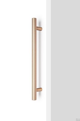 Boto Big 320 elongated furniture handle, brushed gold, aluminum, Cava