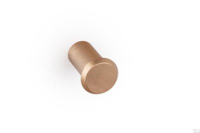 Fase 23 Aluminum Furniture Knob Brushed Gold Cava