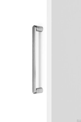 Fase 23 Shower Door Knob, Aluminum, Black Titanium, Polished PVD