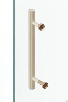 Boto 18 Aluminum Gold Brushed Cava Shower Door Knob
