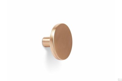 Como 26 Metal Furniture Knob Brushed Gold Cava