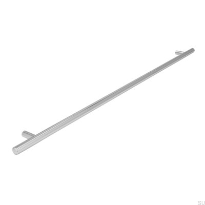 Elongated furniture handle 885 552 Polished chrome