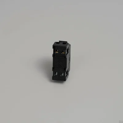 Toggle Module Black European Standard Modular Cross Switch