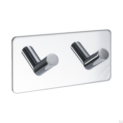 Base 200-2 wall hanger Polished chrome