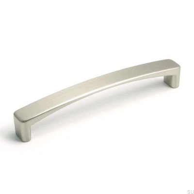 Long furniture handle 1666 128 Brushed nickel