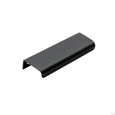 Edge furniture handle Lip 120 Metal Black Matt