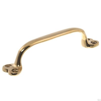 Elongated furniture handle 5848 Polished gold