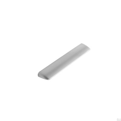 Elongated furniture handle Quiet 160 Silver Brushed