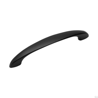 Oblong furniture handle 0033 128 Matt Black