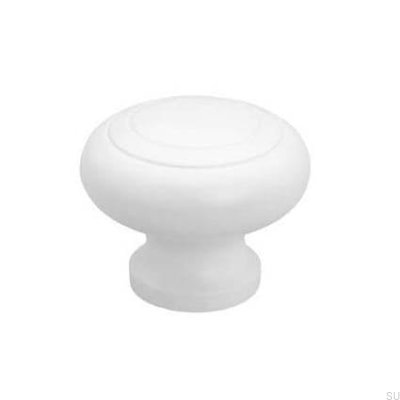 Furniture knob Rillan 44 Wooden, white
