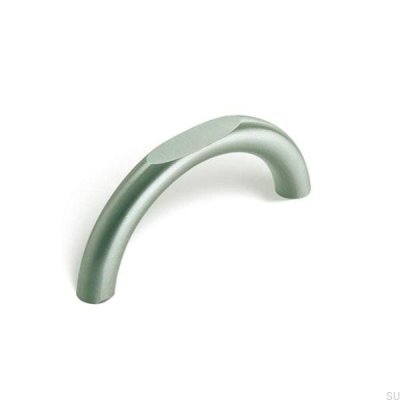 Elongated furniture handle 9060 64 Silver