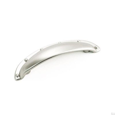 Shell furniture handle 8952 silver