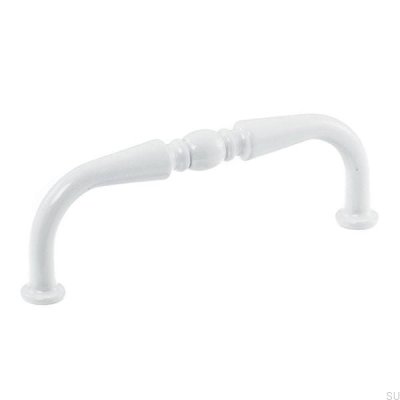 Oblong furniture handle 8474 White