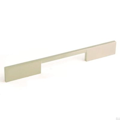Elongated furniture handle 7571 192 Brushed nickel
