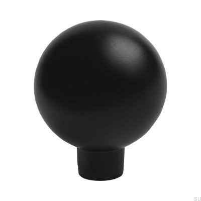 Furniture knob 8322 Metal Black matt