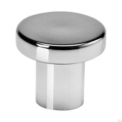 Furniture Knob 2078 Metal Silver Chrome