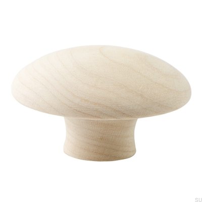 Furniture knob Mushroom-50 Wooden birch