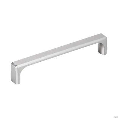 Fold 160 furniture handle, brushed silver