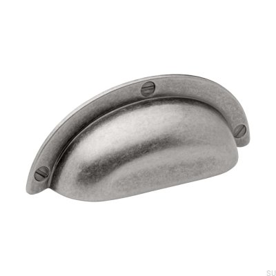 Bowl Shell Furniture Handle 3922 95 Antiqued Silver