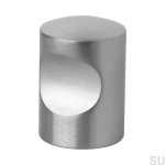 Zdjęcie produktowe gałki SS-F metalowej srebrnej