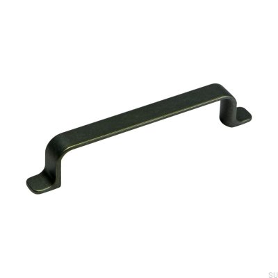 Rio 128 oblong furniture handle Antique brown