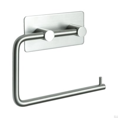 Base 200 classic toilet paper holder, brushed steel