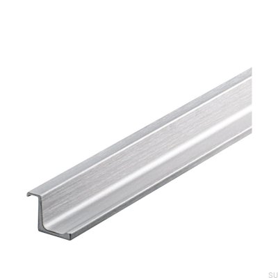 Cover edge furniture handle 596 Silver Steel