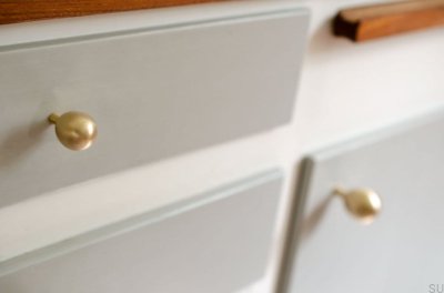 Furniture Knob Drop 20 Polished Brass Unpainted