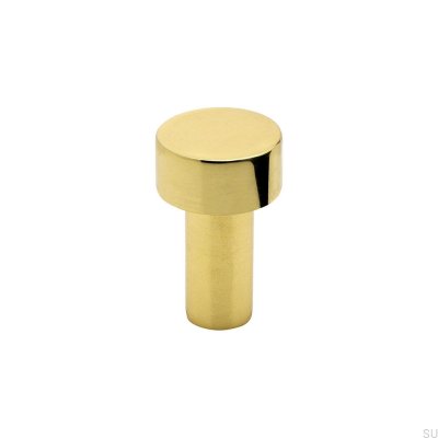 Furniture Knob Mood 30 Polished and Lacquered Brass