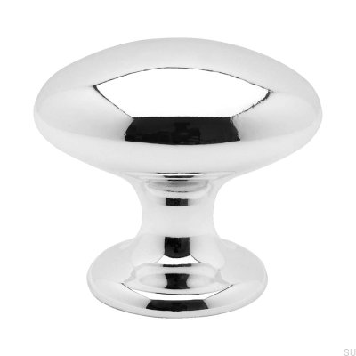 Furniture Knob 401 Silver Polished Nickel