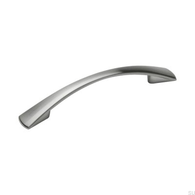 Oblong furniture handle Smögen 96 Silver