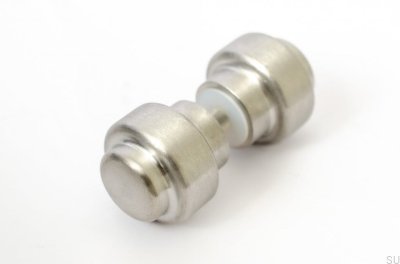 Door knob Double-sided Hip 30 Brushed steel