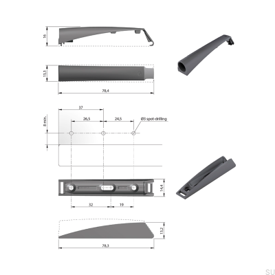 K-Push 37 mm bumper with a White Magnet