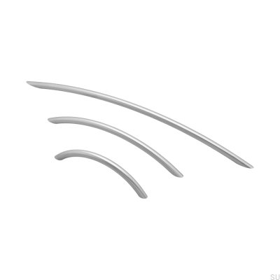 Oblong furniture handle Vs-B 128 Silver
