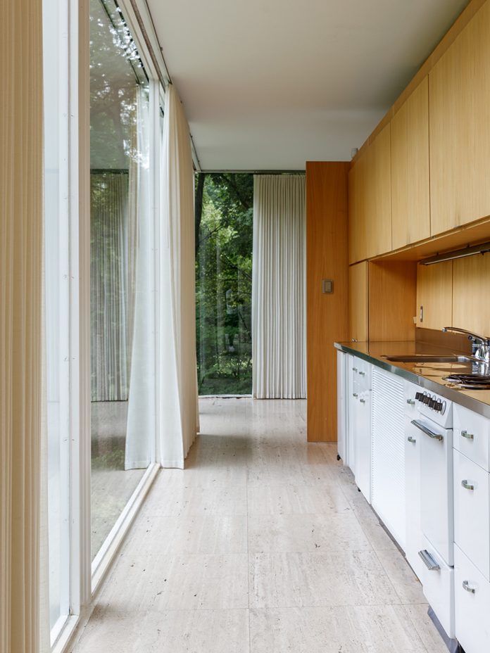 kuchnia wnetrze ludwig mies van der rohe farmsworth hause